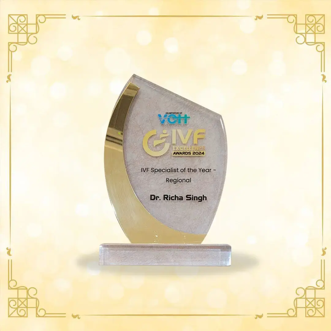 VoH IVF excellence award achieved by Dr. Richa Singh the owner of Urvara Fertility Centre
